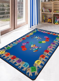 Buy Letter Learning Pattern Kids Room Rug Multicolour 40 x 60centimeter in Saudi Arabia