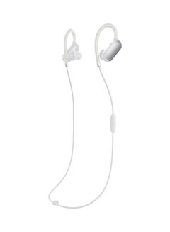 Buy Mi Sport Bluetooth Ear-Hook Headphones White in UAE