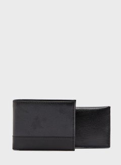 Buy 2-In-1 Wallet And Card Holder Gift Set Black in Saudi Arabia