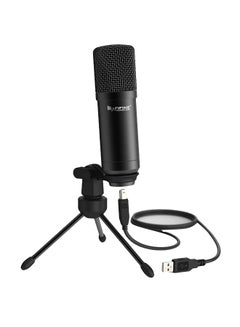 Buy K730 USB Condenser Microphone for Windows PC, Laptop, MAC, PS4 with Cardioid Pattern For Voice Recording, Podcast, Video Conference, YouTube Videos K730 Black in UAE