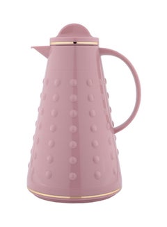 Buy Coffee And Tea Vacuum Flask Dark Pink/Gold 1Liters in Saudi Arabia
