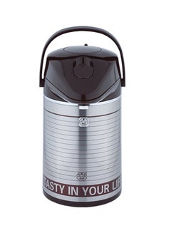 Buy Coffee And Tea Vacuum Flask Silver/Black in Saudi Arabia