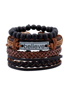Buy Faux Leather Bracelet in UAE