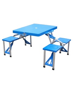 Buy All-In-One Picnic Foldable Table With Chair Set in UAE