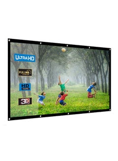 Buy Portable HD Home Theater Projection Screen UNV-OZ-SCR-03 White in Saudi Arabia