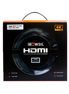 اشتري كابل 4K HDMI أسود في الامارات