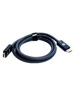 اشتري كابل DP إلى HDMI 1.8متر أسود في الامارات