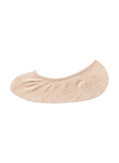 Buy Secure Fit Foot Cover Socks Beige in UAE