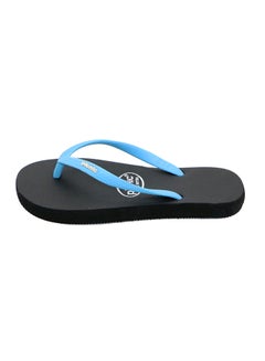 Buy Rubber Flip Flops Black/Blue in UAE