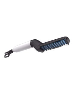 Buy Tame Finish Electric Beard Straightening Comb Black/Blue/White in Saudi Arabia