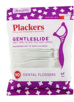 Buy 90-Piece Mint Gentle Slide Dental Flosser Set White in UAE