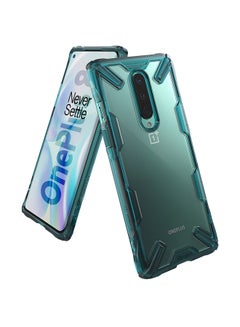 Buy Hard Fusion-X Ergonomic Shock Absorption Bumper Case Cover For OnePlus 8 Turquoise Green in Egypt