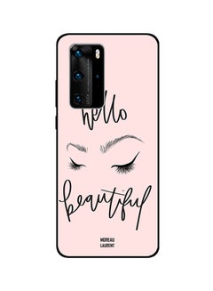 Buy Protective Case Cover For Huawei P40 Pro Pink/Black in Egypt