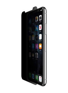 Buy Tempered Glass Screen Protector For Apple iPhone 11 Pro Max/Xs Max Black in Saudi Arabia