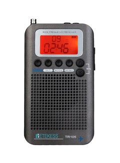 اشتري جهاز استقبال راديو TR105 محمول بنطاق إيركرافت  V7443 رمادي في الامارات