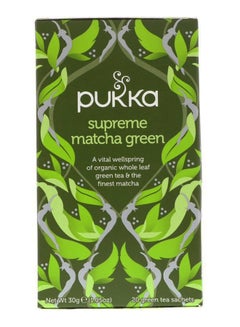 اشتري Supreme Matcha Green Tea - 20 Sachets 0.05 Oz (1.5 G) Each في السعودية