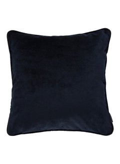 Buy Decorative Cushion polyester Black 43x43cm in Saudi Arabia