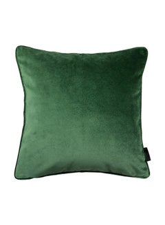 Buy Decorative Square Shaped Cushion polyester Moss Green 43x43cm in Saudi Arabia