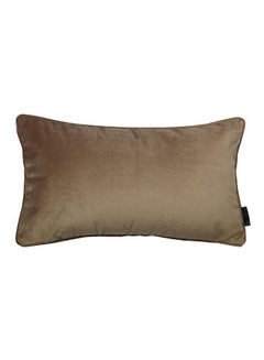 Buy Decorative Cushion Polyester Caramel 60x40cm in Saudi Arabia