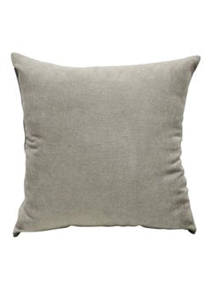 Buy 2-Piece Decorative Square Shaped Throw Pillow Set Grey 60x60centimeter in Saudi Arabia