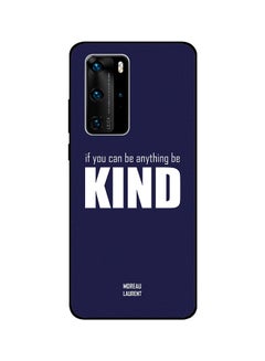 Buy Protective Case Cover For Huawei P40 Pro Blue/White in Egypt