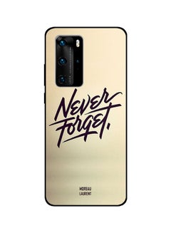 Buy Protective Case Cover For Huawei P40 Pro Beige/Black in Egypt