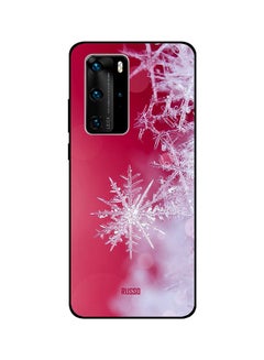 Buy Protective Case Cover For Huawei P40 Pro Red/White in Egypt