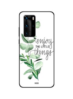 Buy Protective Case Cover For Huawei P40 Pro White/Black/Green in Egypt