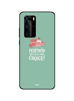 Buy Protective Case Cover For Huawei P40 Pro Green/White/Pink in Egypt