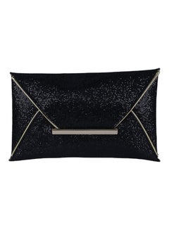 Buy Sparkling Dazzling Sequins Clutch Black in UAE