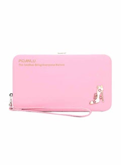 Buy Casual Stylish Leather Wallet Pink in UAE