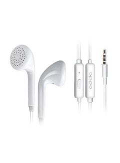 Buy Wired In-Ear Headphones With Mic White in UAE