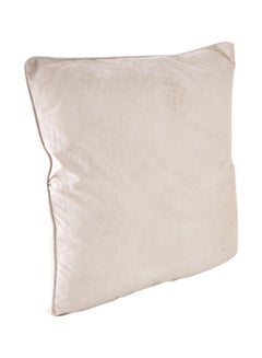 Buy Dove Filled Cushion Polyester White 65x65cm in UAE