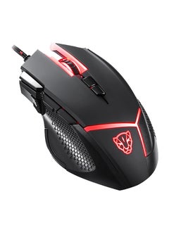 Buy V18 LED Optical Wired Gaming Mouse Black in Saudi Arabia