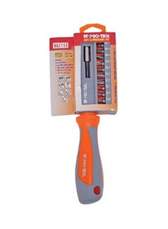 Buy 13-Piece Screwdriver Set Grey/Orange 7inch in UAE