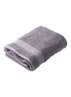 Buy Air Rich Bath Towel Grey 70x140centimeter in UAE