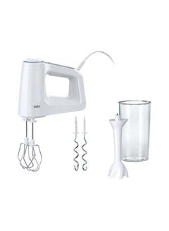 Buy MultiMix 3 Hand Mixer 500W 500.0 W HM3105 White/Silver/Clear in Egypt