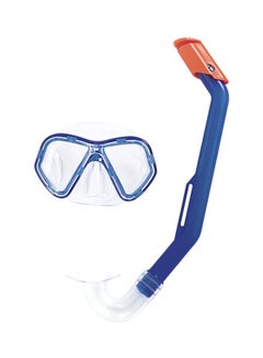 Buy 2-Piece Hydro Swim Glider Mask With Snorkel Tube 18.5x12x8cm in Saudi Arabia