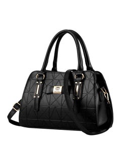 Buy Leather Shoulder Bag Black in Saudi Arabia