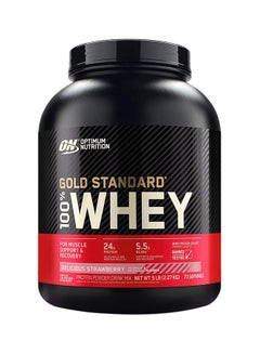 Buy Gold Standard Whey Protein - Delicious Strawberry - 2.27 Kg in UAE