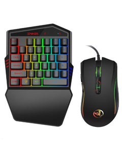 Buy Programming Mice And Wireless Keyboard Set Black in Saudi Arabia