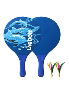 Buy Pack Of 4 Badminton Racket With Balls 38.50x1.00x25.00cm in UAE