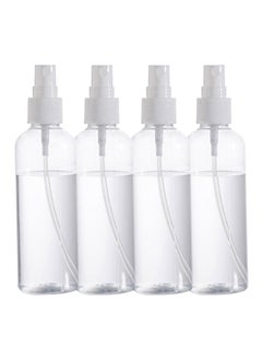 Buy Pack Of 4 Empty Spray Bottles clear/white 22x13x14centimeter in Saudi Arabia