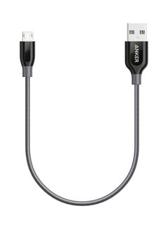 Buy PowerLine+ Data Sync Micro USB Charging Cable Grey in Saudi Arabia