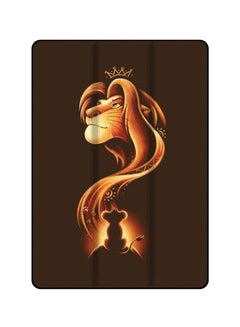 Buy Protective Case Cover For Samsung Galaxy Tab S6 Lite Brown/Orange/Beige in UAE