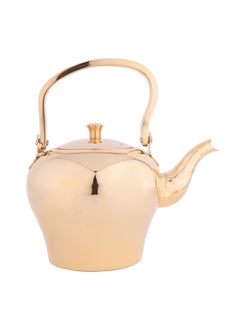 Buy Stainless Steel Tea Kettle Gold in Saudi Arabia