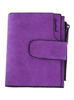 Buy Vintage Design Wallet Purple in Saudi Arabia