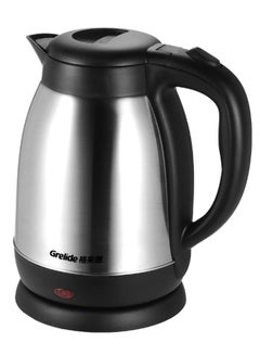 Buy Grelide 304 Electric Kettle 1.5 L H18768 Silver/Black in UAE