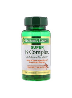 Buy Super B-Complex With Folic Acid Plus Vitamin C - 150 Tablets in Saudi Arabia