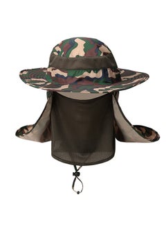 Buy Outdoor Fishing Sun Hat With Removable Neck Cover in UAE